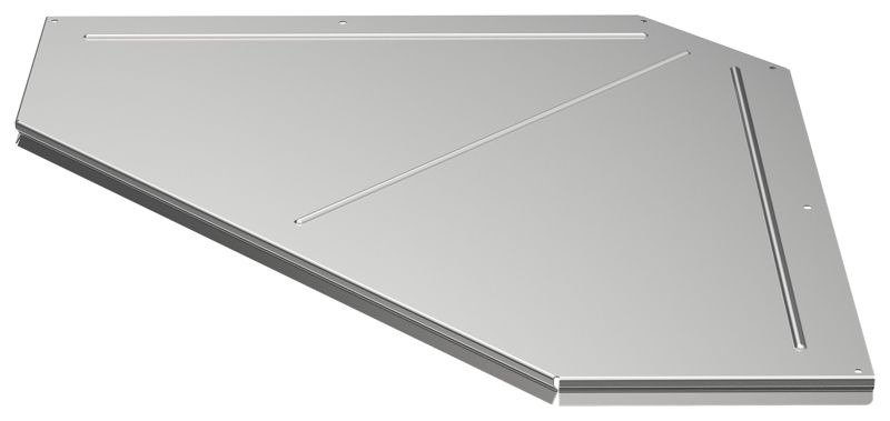 Крышка для угла 90град. осн.600 1.2мм ESCA 5 IEK ES5-PGD-90-600-12