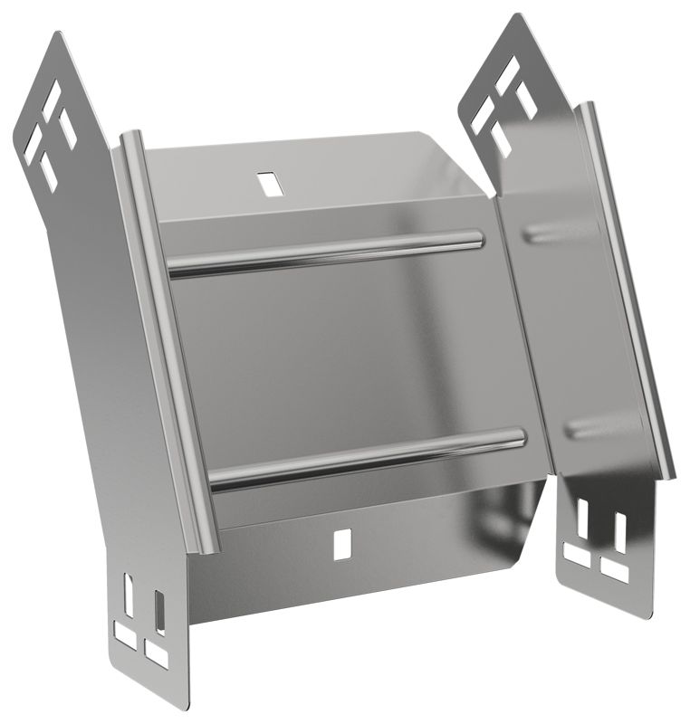 Угол для лотка вертикал. внешн. 45град. 100х200 1.2мм ESCA 5 IEK ES5-PV-45-100-200-12