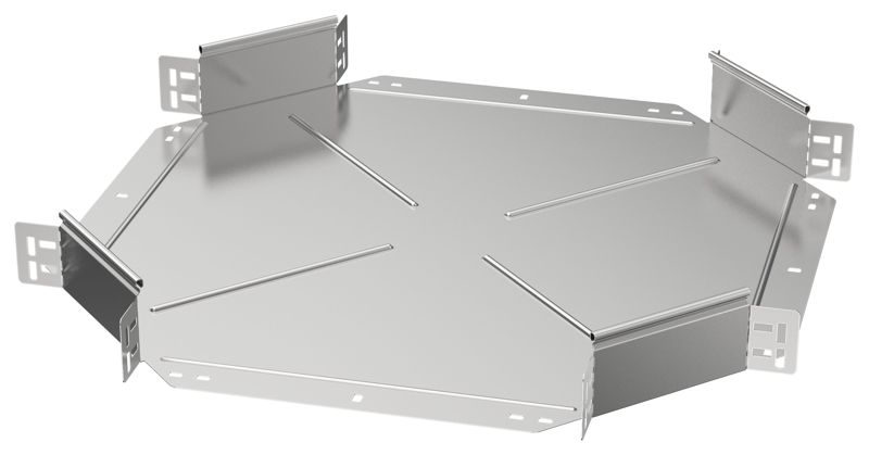 Ответвитель для лотка 80х400 1.2мм ESCA 5 IEK ES5-KR-080-400-12