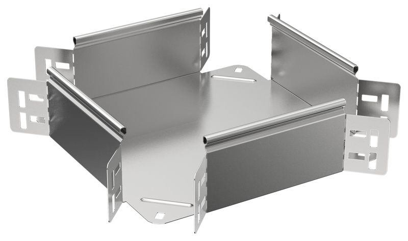 Ответвитель для лотка 80х80 1.5мм ESCA 7 IEK ES7-KR-080-080-15