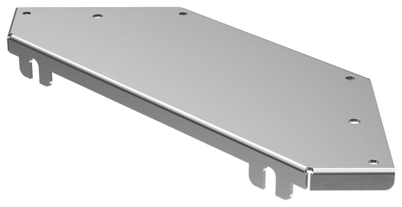 Крышка для угла 90град. осн.100 2мм ESCA 7 IEK ES7-PGD-90-100-20