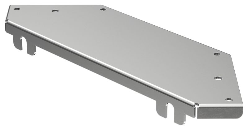 Крышка для угла 90град. осн.80 2мм ESCA 7 IEK ES7-PGD-90-080-20