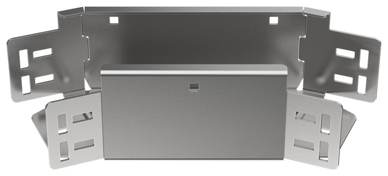 Угол для лотка 45град. 100х100 2мм ESCA 7 IEK ES7-PG-45-100-100-20