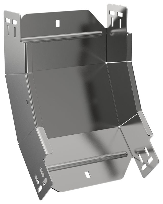 Угол для лотка вертикал. внутр. 45град. 80х150 2мм ESCA 7 IEK ES7-PN-45-080-150-20