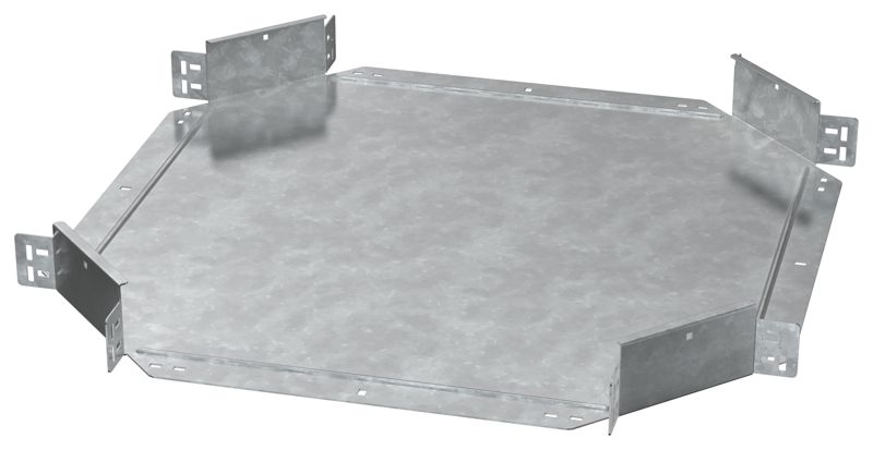 Ответвитель для лотка 80х600 2мм HDZ ESCA 7 IEK ES7-KR-080-600-20-HDZ