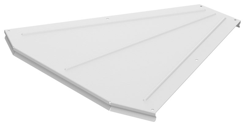 Крышка для угла 45град. осн.600 1.2мм RAL 9016 ESCA 5 IEK ES5-PGD-45-600-12-RGA