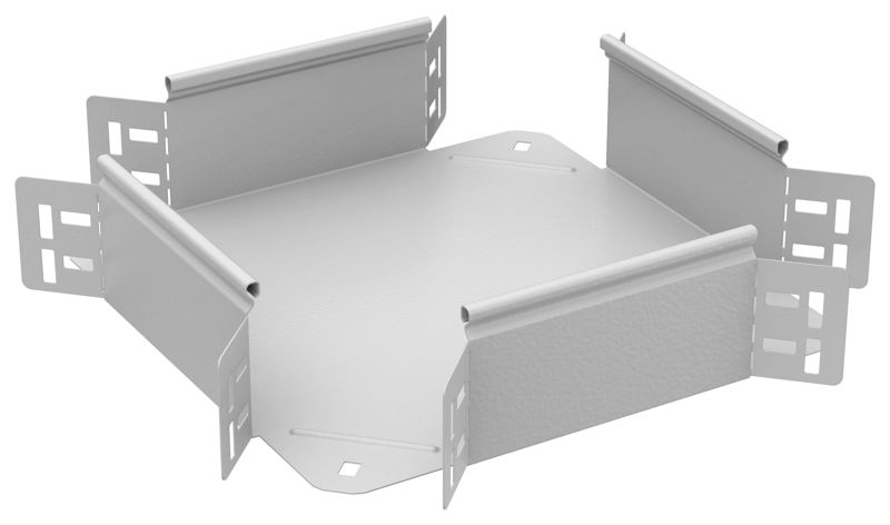 Ответвитель для лотка 100х100 1.2мм RAL 9016 ESCA 5 IEK ES5-KR-100-100-12-RGA