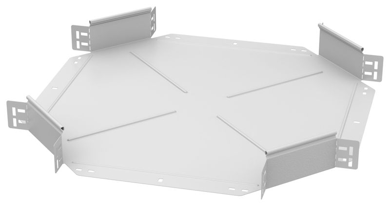 Ответвитель для лотка 80х300 1.2мм RAL 9016 ESCA 5 IEK ES5-KR-080-300-12-RGA