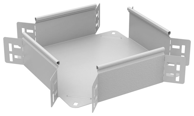 Ответвитель для лотка 80х80 1.2мм RAL 9016 ESCA 5 IEK ES5-KR-080-080-12-RGA