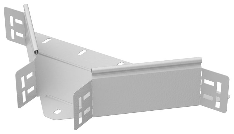 Отвод Т-образный 80х100 1.2мм RAL 9016 ESCA 5 IEK ES5-OT-080-100-12-RGA