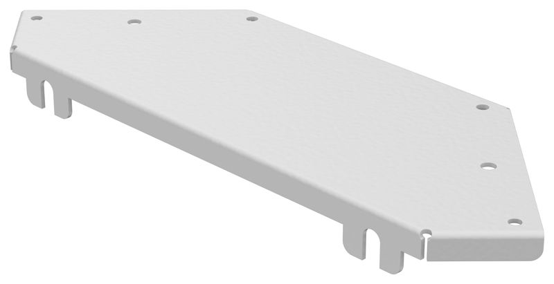 Крышка для угла 90град. осн.100 2мм RAL 9016 ESCA 7 IEK ES7-PGD-90-100-20-RGA