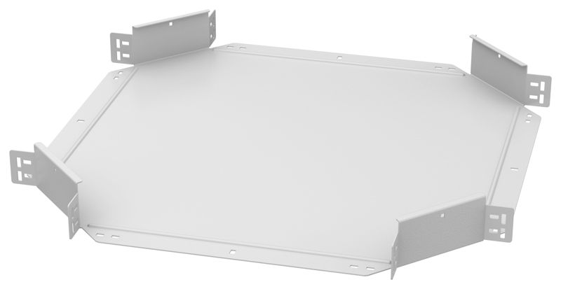 Ответвитель для лотка 100х500 2мм RAL 9016 ESCA 7 IEK ES7-KR-100-500-20-RGA