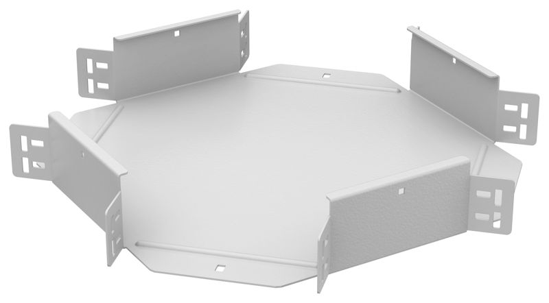 Ответвитель для лотка 80х100 2мм RAL 9016 ESCA 7 IEK ES7-KR-080-100-20-RGA