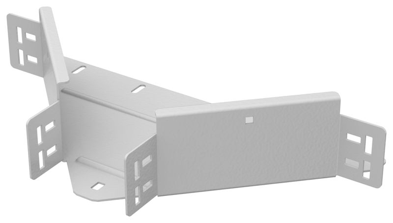 Отвод Т-образный 80х100 2мм RAL 9016 ESCA 7 IEK ES7-OT-080-100-20-RGA