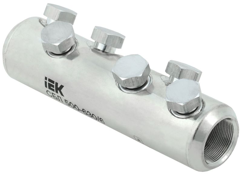 Соединитель болтовой луженый СБЛ 500-630/6 35кВ IEK UCB11-500-630-06-35-1