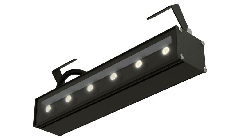 Светильник L-line 300/7/Г50/730/PR/B/230AC 3000К IP67 RAL9005 муар LEDEL LN7-5031-713-1115