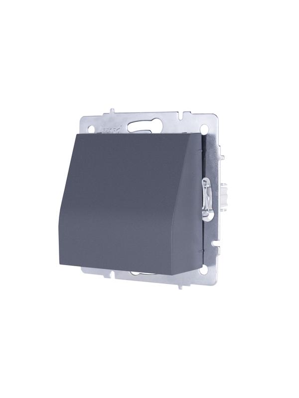 Вывод кабеля СП VESNA IP20 механизм графит. LEZARD 742-3488-197