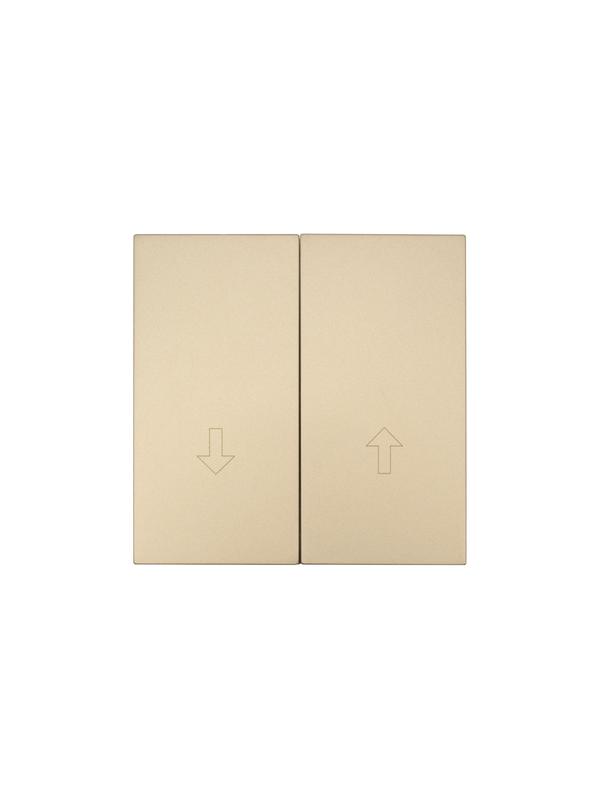 Выключатель для жалюзи 2-кл. 1п СП ZIMA 10А IP20 безвинтовой зажим/клемма механизм зол. LEZARD 704-3688-110QC