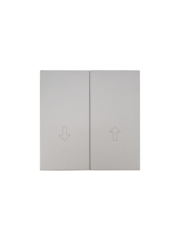 Выключатель для жалюзи 2-кл. 1п СП ZIMA 10А IP20 безвинтовой зажим/клемма механизм сер. матов. LEZARD 704-7488-110QC