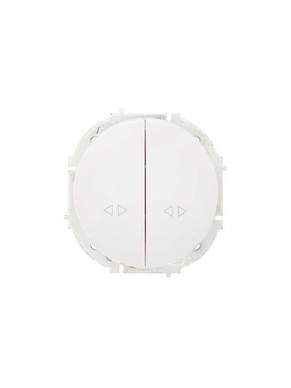 Выключатель промежуточный 2-кл.СП OSEN 10А IP20 механизм бел. LEZARD 743-0288-107TW