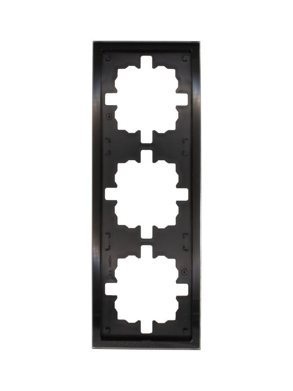 Рамка 3-м ZIMA универс. акрил. черн. LEZARD 704-5880-148