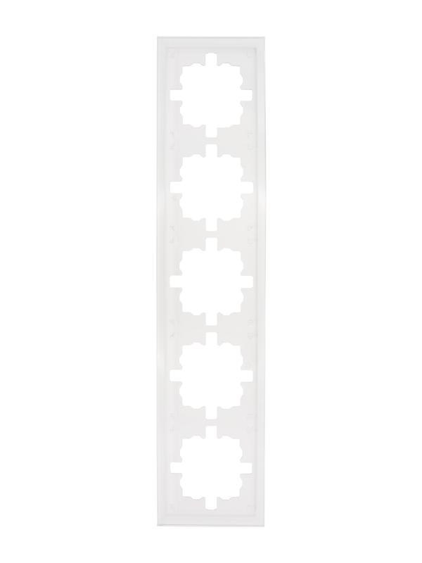 Рамка 5-м ZIMA универс. акрил. бел. LEZARD 704-5480-150