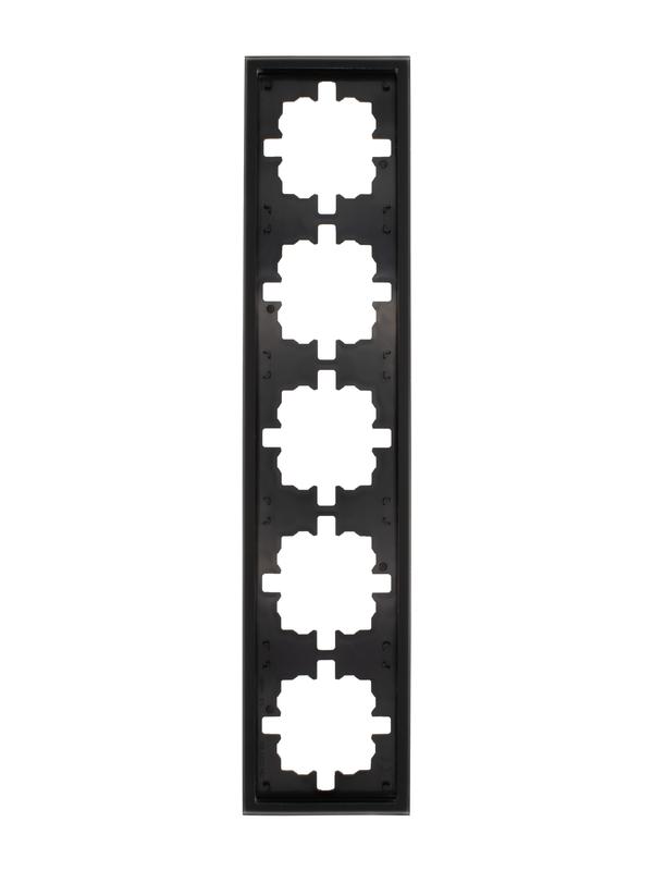 Рамка 5-м ZIMA универс. акрил. черн. матов. LEZARD 704-5980-150