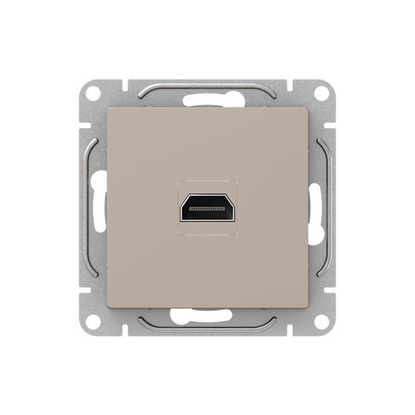 Розетка СП Эпика HDMI механизм крем. EKF UP1-SOI-HDMI