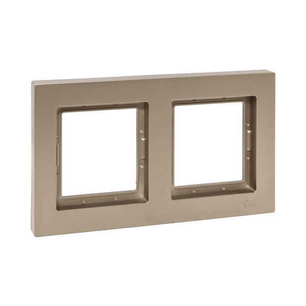Рамка 2-м Эпика IP44 пластик шампань EKF UP1-FPC-02-44