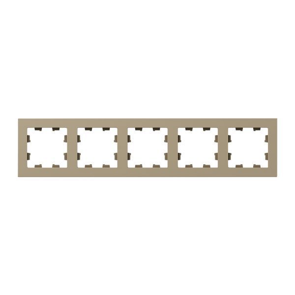 Рамка 5-м Эпика пластик шампань EKF UP1-FPC-05