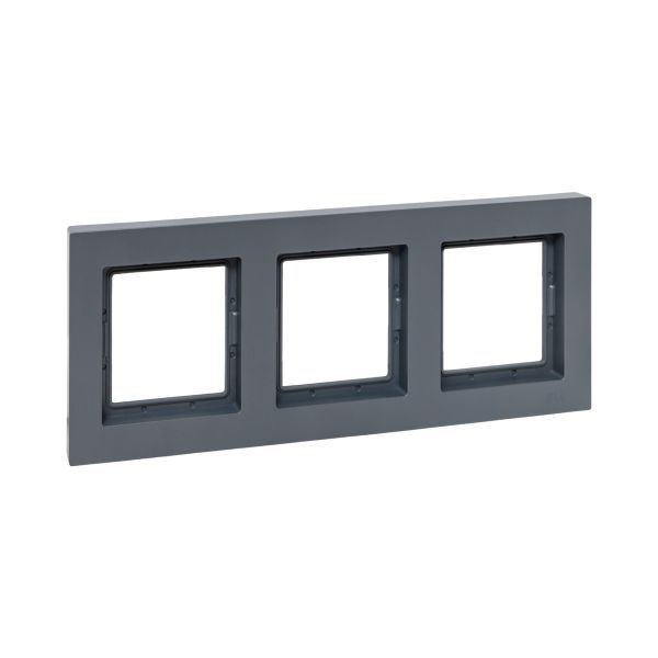 Рамка 3-м Эпика IP44 пластик графит EKF UP1-FPG-03-44