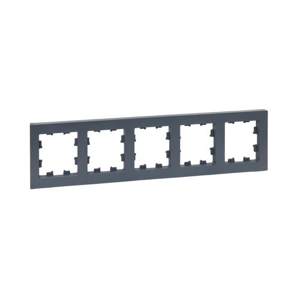 Рамка 5-м Эпика пластик графит EKF UP1-FPG-05