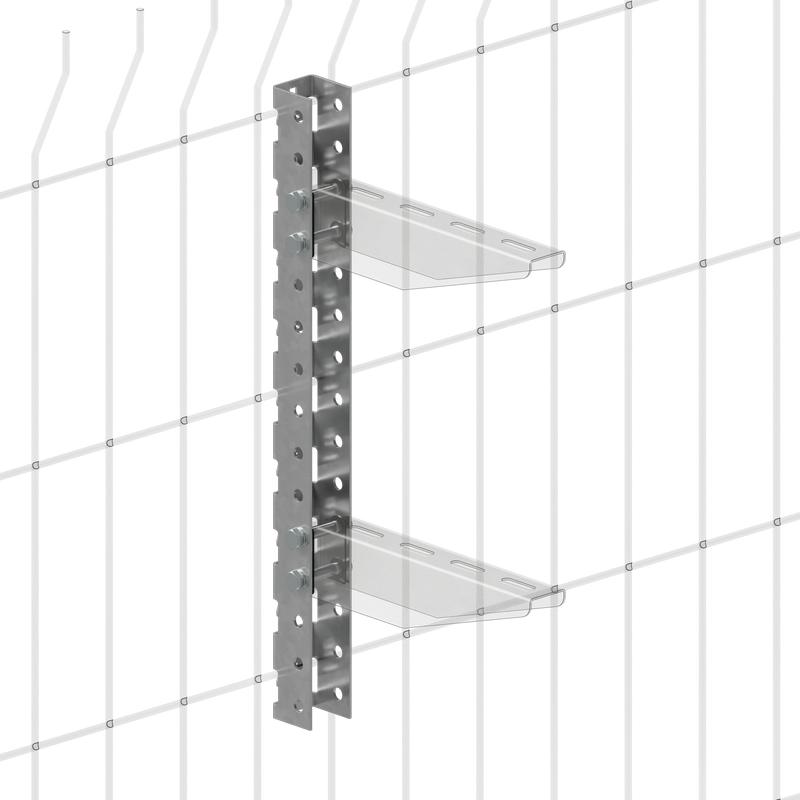Комплект крепления консоли KBO к сетчатым ограждениям 450мм КМ LO67748