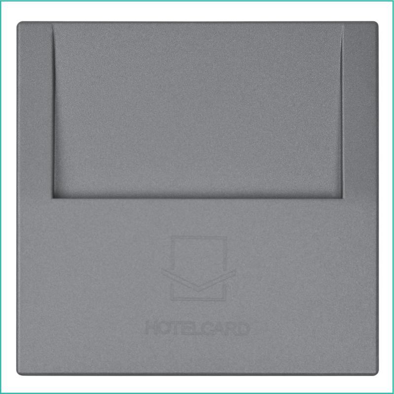 Выключатель карточный СП FD 10А IP20 250В отельный с накладкой механизм никель Jasmart FD6209NI