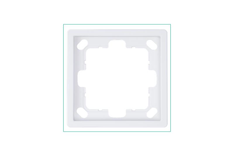 Рамка 1-м СП FD бел. глянцевый Jasmart FD1001W