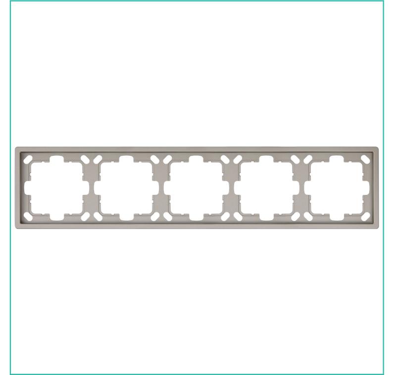 Рамка 5-м СП FD бронза Jasmart FD1005BR
