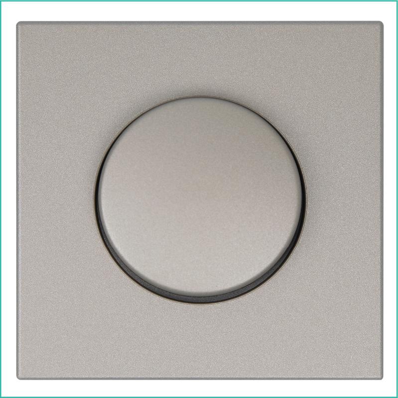 Светорегулятор поворотно-нажимной (диммер) СП FD LED 30-400Вт 1gang 2way с накладкой механизм бронза Jasmart FD4012BR