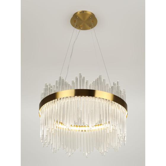 Люстра светодиодная Gwen 6192-201 подвесная 3000-6300К 112Вт с пультом Rivoli Б0069937