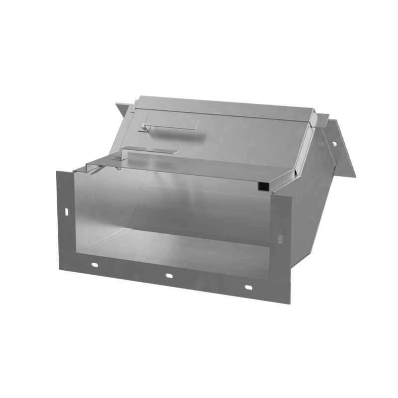 Короб кабельный блочный угловой одноканальный с поворотом вверх на 45град. 550х250 L685 сталь 1.5мм ККБ-УВП-0.2/0.5 HD КМ-Профиль LO63932