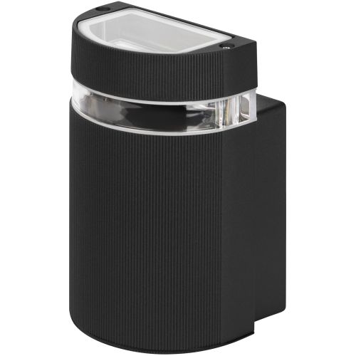 Светильник "Адрия" GBW-102-BL-0160 max 30Вт 1хGU10 IP54 230В 160х100х95мм уличный настен. вверх черн. Эра Б0069593