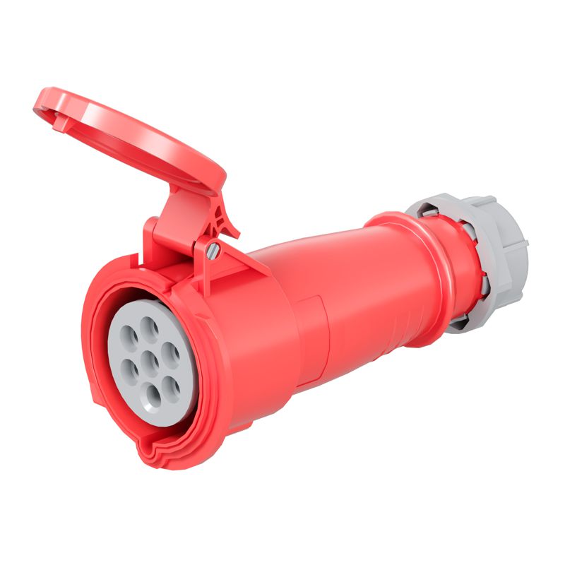 Розетка кабельная CS 16А 7п 6P+E 400В IP44 DKC CS674-016-40