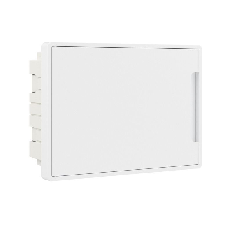 Щиток встраиваемый FRAME 12мод. с бел. дверцей с 2 шинами PEN на 6 и 8 отверст. бел. DKC F12B1WW