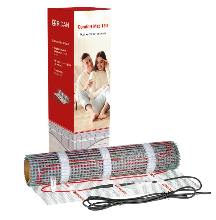 Комплект "Теплый пол" (мат) Ridan Comfort Mat-150 75Вт/0.5кв.м 230В Ридан 21RT0400R