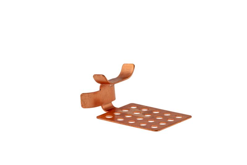 Зажим кровельный для саморег. кабеля Roof clip RX-Cp медь (уп.50шт) Ридан 21RT0919R