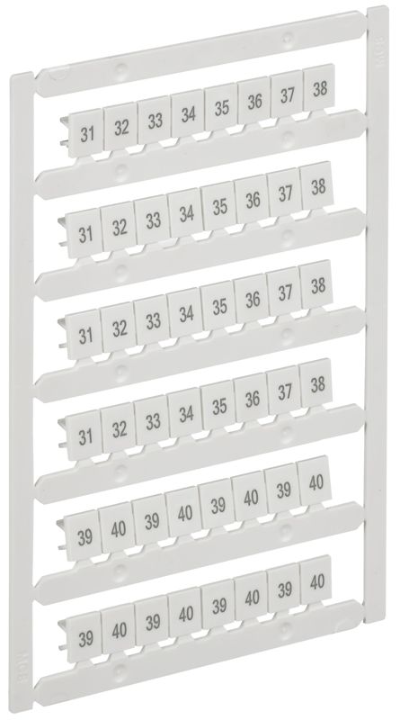Маркер для CTS 6кв.мм/CP 10кв.мм "31-40" ARMAFIX IEK AF-CT10D-M-006-04