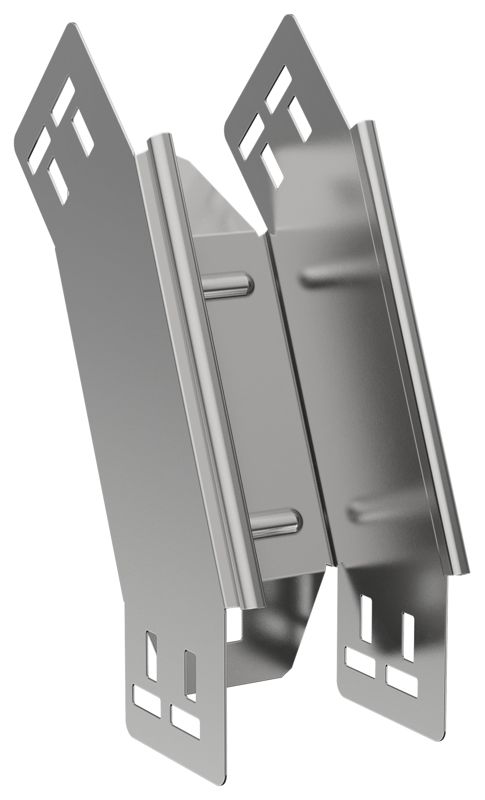 Угол для лотка вертикал. внешн. 45град. 80х80 сталь 0.8мм ESCA 5 IEK ES5-PV-45-080-080-08