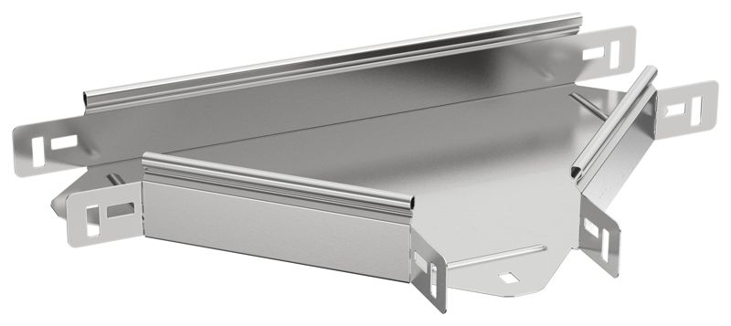 Ответвитель для лотка Т-образ. 50х100 0.8мм ESCA 5 IEK ES5-RT-050-100-08