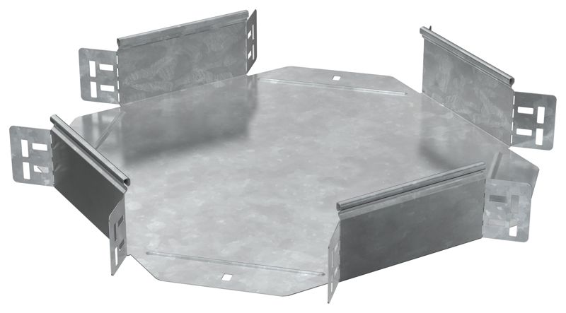 Ответвитель для лотка 80х200 0.8мм HDZ ESCA 5 IEK ES5-KR-080-200-08-HDZ