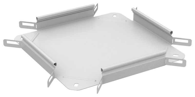 Ответвитель для лотка 35х100 0.8мм RAL 9016 ESCA 5 IEK ES5-KR-035-100-08-RGA