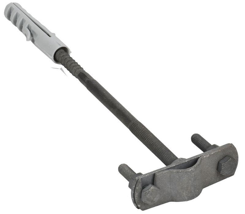 Держатель молниеприемника d16-20мм L160 оцинк. сталь TD IEK ZLC10D-LH-01-160-13